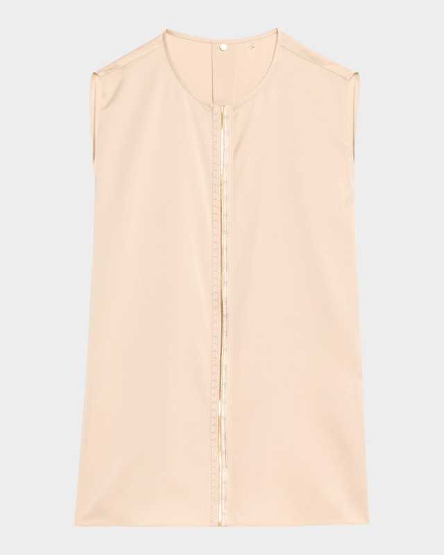 Robi Sleeveless Embroidered Blouse
